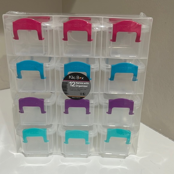 Klic Box 12 nano clear boxes with organizer - Picture 1 of 6